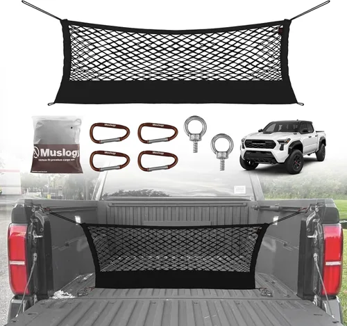 Vista 39 de Muslogy Red de carga para maletero estilo sobre compatible con accesorios Jeep Grand Cherokee L 2021-2024 2025, organizador de maletero de ajuste