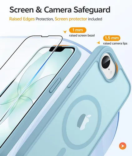 Vista 544 de FNTCASE Funda para Motorola Moto G-Stylus-5G-2025: Funda magnética translúcida mate a prueba de golpes para Moto G Stylus 2026, funda protectora