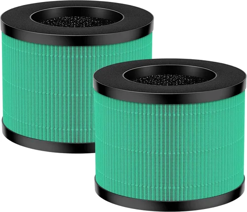 Vista 9 de MK01 Filtro de repuesto HEPA compatible con MK01, MK-06, Tolife TZ-K1, FreAire KN6391, Kloudi DH-JH01, POMORON MJ001H, MJ012H, Intelabe Paquete de 2