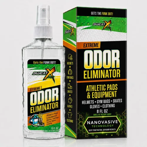 Vista 10 de Spray eliminador de olores SWEATX, Active Fresh, 8 onzas líquidas Para zapatos, ropa, ropa deportiva y todos los días