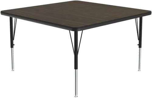 Vista 57 de Correll - Mesa rectangular de actividades para el aula de 24 x 36 pulgadas, altura ajustable (19-29 pulgadas), parte superior de nogal colonial