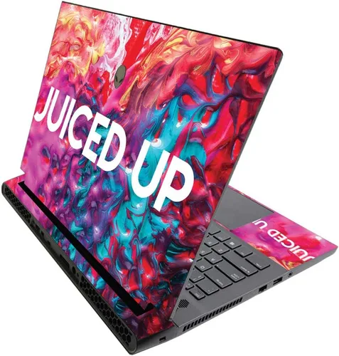 Vista 748 de MightySkins - Skin brillante con purpurina para Alienware M17 R3 (2020) y M17 R4 (2021) - Diversión de los años 90 Acabado duradero con purpurina
