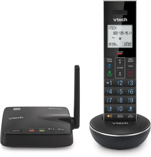Vista 3 de VTech LS6405 - Accesorio para teléfono inalámbrico, plateado Requiere un sistema telefónico expandible de la serie VTech LS6425, LS6475, LS6426