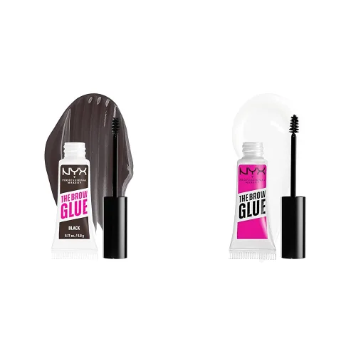 Vista 11 de NYX PROFESSIONAL MAKEUP - El pegamento para cejas, gel para cejas de fijación extrema - Transparente
