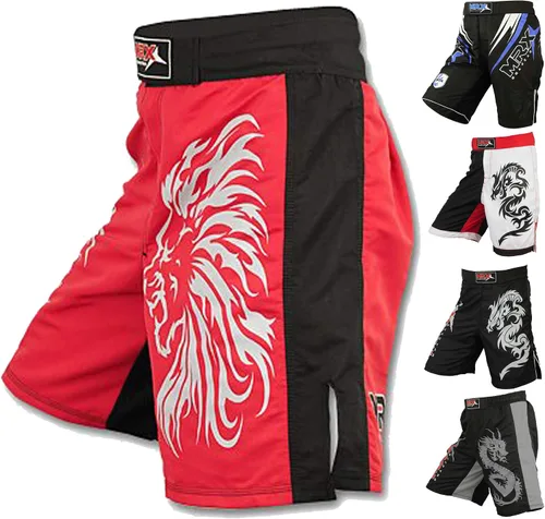 Vista 9 de Pantalones cortos de entrenamiento MRX MMA Cage Fighting Grappling Artes marciales Boxeo Muay Thai Short.