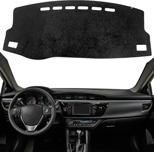 Vista 9 de Alfombrilla Cobertora para Salpicadero Compatible con Toyota Sienna 2010-2004 (Sin Modelos HUD), Alfombrilla Antirreflejos para Salpicadero