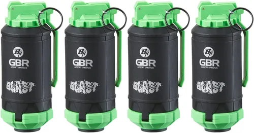 Vista 10 de Lancer Tactical GBR 130 Ducha redonda ecológica reutilizable de ABS BB Impact Shower para ducha Airsoft, paquete de 4