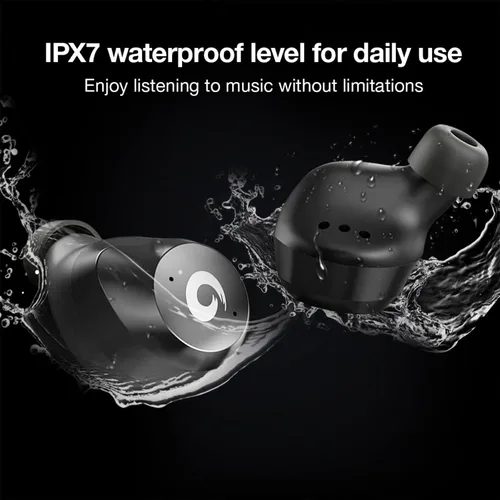 Vista 4 de X9 - Auriculares inalámbricos Bluetooth 5.3, auriculares impermeables estéreo con control táctil en la oreja, con micrófono, con graves profundos