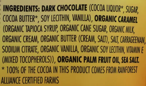 Vista 3 de Chocolove Bocados de caramelo salado en chocolate negro, 3.5 oz