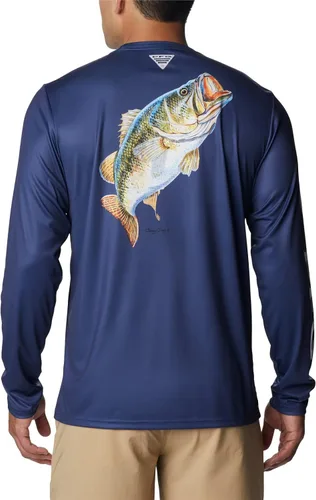 Vista 2 de Columbia Terminal Tackle PFG Carey Chen de manga larga para hombre