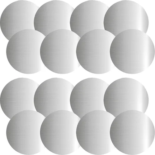 Vista 10 de SALEX Adhesivos metálicos para teléfono para montaje magnético. Juego de 32 placas de metal magnéticas para automóvil dentro de la funda