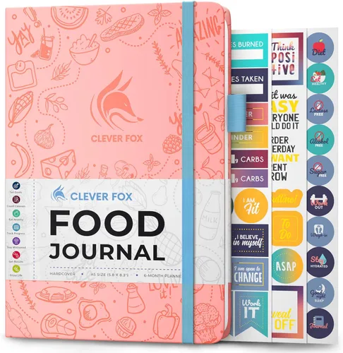 Vista 19 de Clever Fox Diario de Comida de Bolsillo - Diario de Comidas Diario, Planificador de Comidas para Llevar un Control de Calorías y Nutrientes