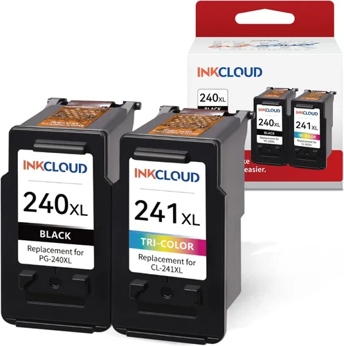 Vista 8 de 240XL 241XL - Cartuchos de tinta de repuesto para Canon PG 240XL CL 241XL 240 241, paquete combinado para PIXMA MG3620 MG3520 TS5120 MX472 MX532