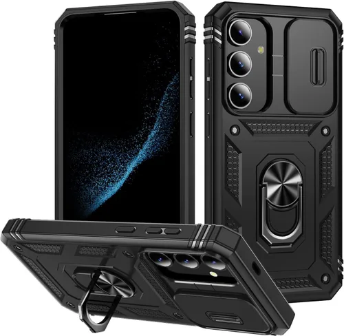 Vista 23 de Funda para Galaxy Note 20 Ultra, a prueba de golpes, resistente a los impactos con cubierta protectora de lente deslizante para Samsung Galaxy Note