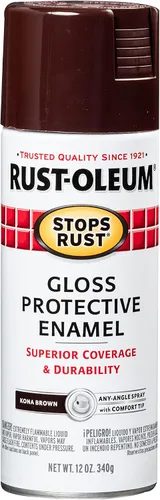 Vista 40 de Rust-Oleum 7776830 - Pintura en aerosol para prevención del óxido, 12 onzas, negro plano
