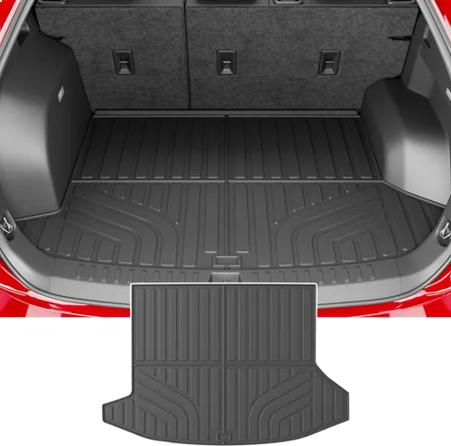 Vista 11 de powoq Alfombrilla de maletero compatible con Kia Carnival 2022-2026, protector de carga con protección para todas las estaciones, alfombrilla