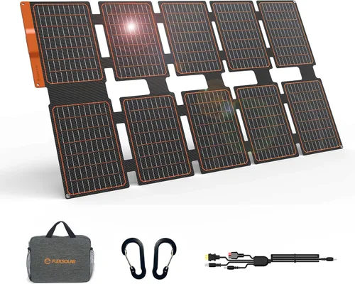 Vista 10 de Cargador de panel solar pequeño de 20 W, 5 V, USB-A, USB-C, plegable, portátil, ligero, ETFE, panel de energía de emergencia, IP67, impermeable