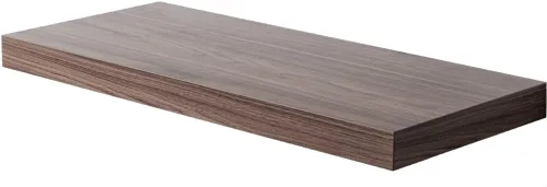 Vista 14 de Juego de 1 estante de pared, estantes flotantes negros de 24 pulgadas de ancho x 10 pulgadas de profundidad x 1 pulgadas de alto, estante de pared