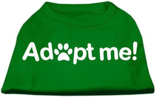 Vista 7 de Mirage Pet Products Adopt Me - Camisa con serigrafía, pequeña, color negro