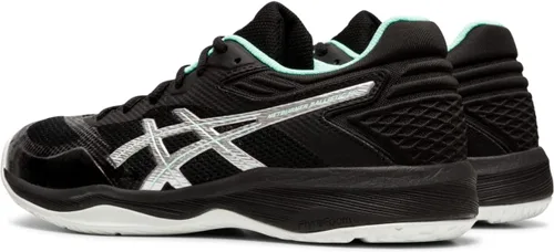 Vista 3 de ASICS Zapatos de voleibol Netburner Ballistic FlyteFoam para mujer, Blanco