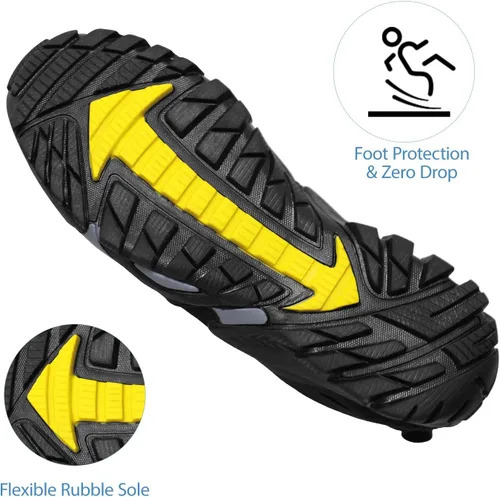 Vista 4 de Zapatos de senderismo acuático para hombres y mujeres, zapatos de vadeo antideslizantes para caminar, pescar, río, arroyo, kayak