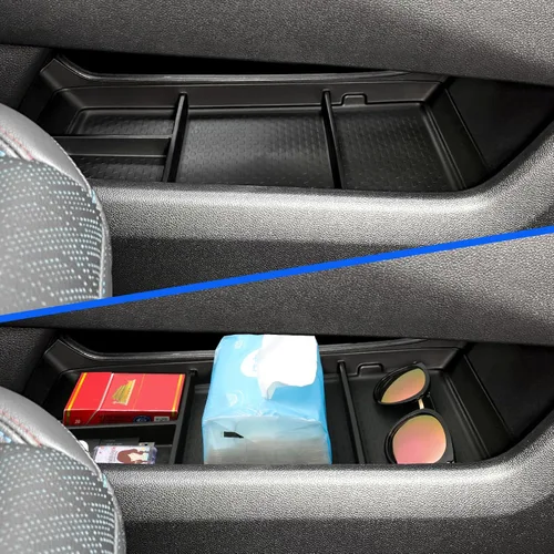 Vista 3 de SMABEE Bandeja organizadora de consola central inferior para Chevrolet Chevy Equinox 2025 2026, accesorios debajo de la consola central, organizador