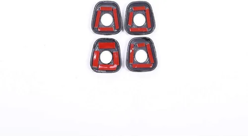 Vista 7 de YIWANG Adhesivos de fibra de carbono estilo cerradura de puerta, 4 piezas para BMW X1 F48 2016-2019, para BMW X2 F47 2018 accesorios de automóvil