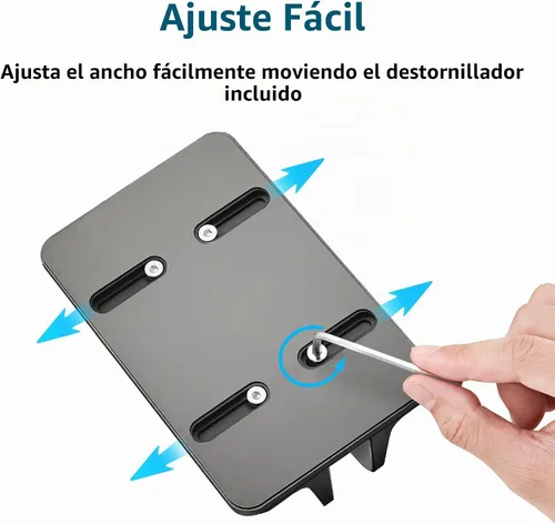 Vista 4 de JARLINK Soporte vertical para portátil, soporte de escritorio ajustable de Negro