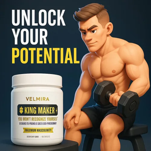Vista 5 de Velmira® King Maker Suplemento para hombres y mujeres 13 en 1. Sin azúcar. Apoyo energético. Recuperación muscular. Apoyo para la salud