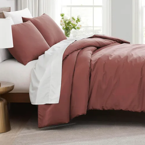 Vista 17 de Southshore Fine Living, Inc. Juego de funda de edredón tamaño extra grande individual/XL, ropa de cama de microfibra cepillada premium de fácil