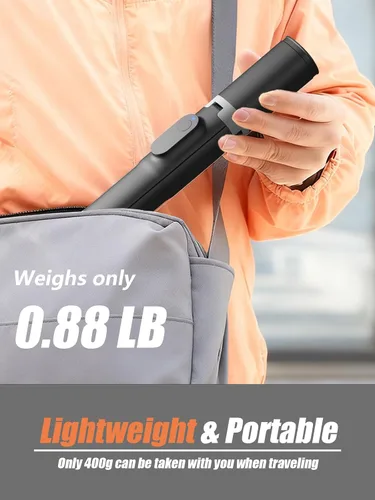 Vista 6 de Trípode de 61 pulgadas de alto para iPhone, trípode para selfie stick todo en uno con control remoto inalámbrico, soporte ligero para grabación
