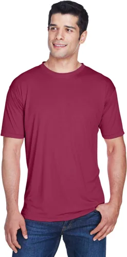Vista 2 de UltraClub Cool & Dry Sport Performance Interlock Tee (8420), Púrpura
