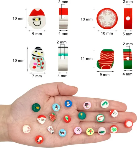 Vista 21 de 100 piezas de cuentas de arcilla polimérica Heishi espaciadoras mixtas, suministros para hacer pulseras, pendientes, collares de bricolaje, Bandera