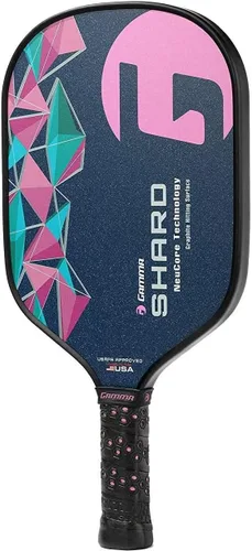 Vista 6 de Gamma Made in The USA Pickleball Paddles, NeuCore & Sensa Polycore Technology, Textured Graphite, Honeycomb Grip, USAPA Approved, Additional Power &