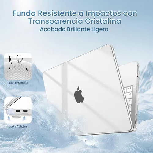 Vista 2 de MOSISO Compatible con MacBook Neo Case 13 pulgadas 2026 A3404 A18 Pro Chip Carcasa rígida ultradelgada para instalación rápida, resistente a grietas