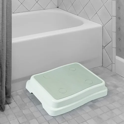 Vista 2 de IdeaWorks Baño Paso de forma segura en las bañeras, color blanco