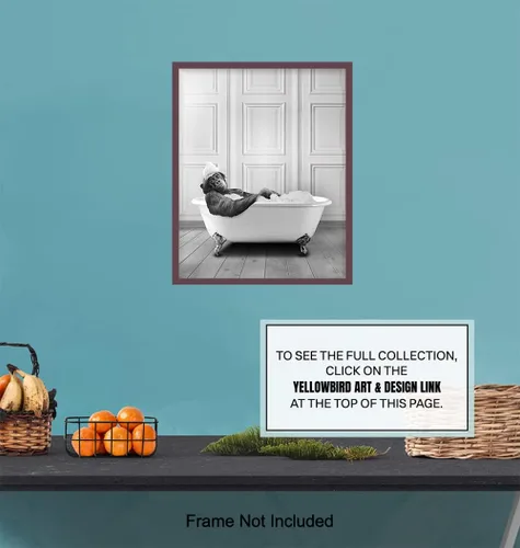 Vista 7 de Divertida decoración de baño para hombres, mujeres, accesorios de baño modernos y bonitos, fotos de baño, decoración de pared de baño, arte de pared