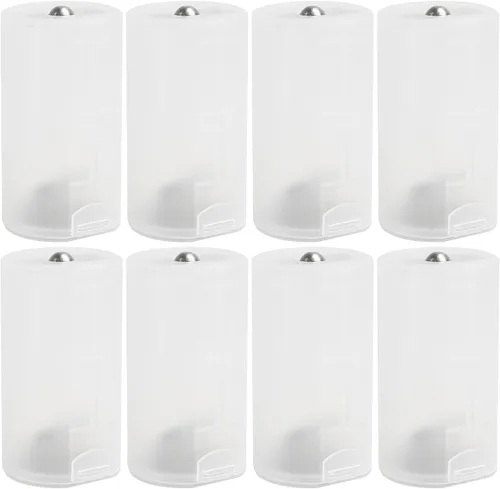 Vista 8 de 6 piezas de convertidor de batería de 3 pilas AA a D en paralelo, adaptador, soporte, convertidor de 3 AA a 1 D, conmutador de conversión, caja