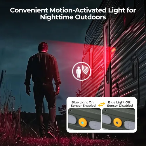 Vista 4 de BougeRV Luz de Área Movible, Linterna de Camping Recargable, Luz de Camping Portátil de 3200mAh, Resistente al Agua IP65, Lámpara de Campamento