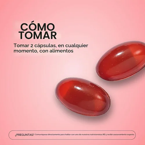 Vista 6 de Fórmula para el pelo y las uñas Red Carpet de HUM, 60 cápsulas blandas vegetarianas