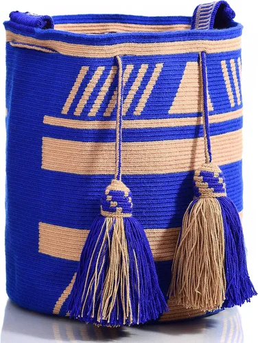 Vista 3 de Wayuu Boho Chic Collection Designer Hand Woven Crocheted Tote Bag