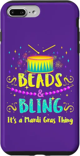 Vista 9 de Funda para iPhone 15 Beads and Bling It's Mardi Gras Thing Phone Case Mardi Gras