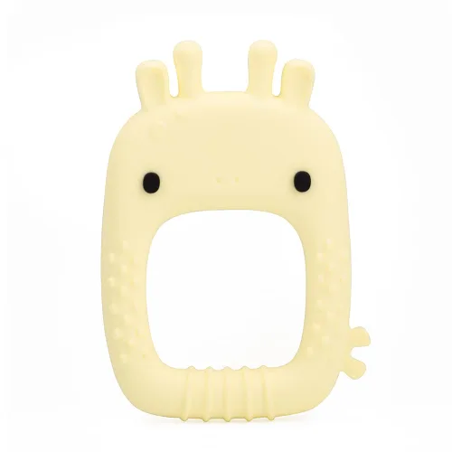 Vista 8 de Loulou Lollipop Wild - Mordedera de silicona para bebés de 4 meses en adelante, anillo de dentición texturizado para encías doloridas, silicona
