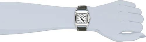 Vista 5 de Disney Reloj analógico cuadrado de cuarzo para adultos Negro Reloj cuadrado Mickey