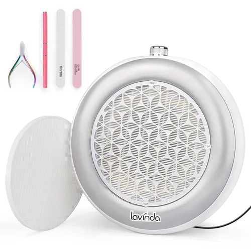 Vista 9 de Lavinda - Colector de polvo de uñas inalámbrico, 3500 RPM de velocidad