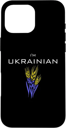 Vista 19 de I'm Ukrainian, proud that I am from Ukraine support nation Case for iPhone 16