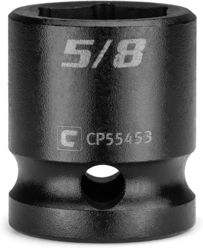 Vista 15 de Capri Tools Dado de impacto corto de 1 pulgada, transmisión de 1/2 pulgada, 6 puntos, SAE