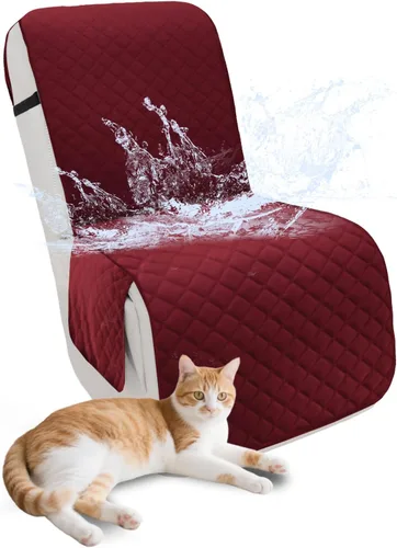 Vista 12 de Fundas para sofá modular reclinable, de terciopelo en forma de L, funda de consola central para perros y mascotas, lavable antideslizante, 1 funda
