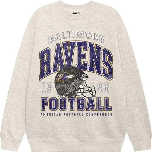 Vista 30 de FOCO Sudadera unisex de cuello redondo con logotipo de equipo universitario de la NFL