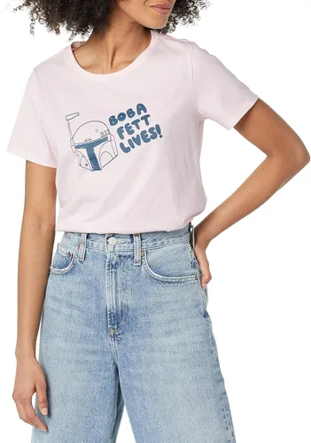 Vista 5 de Tienda Essentials Disney Marvel Star Wars Camisetas de manga corta con cuello redondo para mujer, paquete de 2
